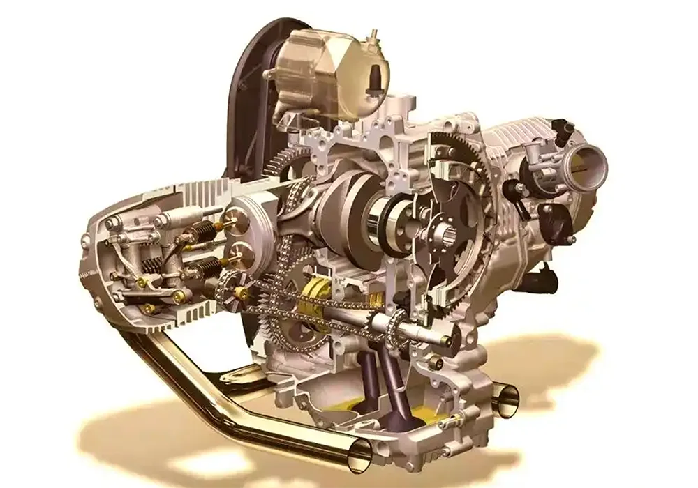 موٹرسائیکل پاور ٹرانسمیشن اور گیئر شفٹنگ سسٹم