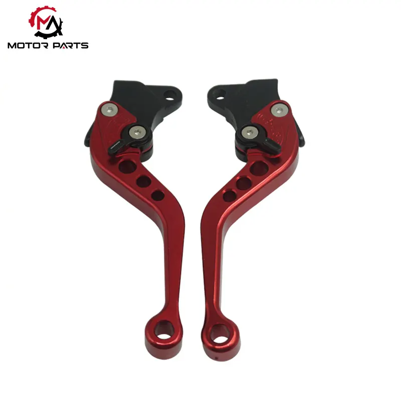 CG125 موڈیفائیڈ موٹر سائیکل CNC ایڈجسٹ ایبل ایلومینیم الائے بریک اور کلچ لیور