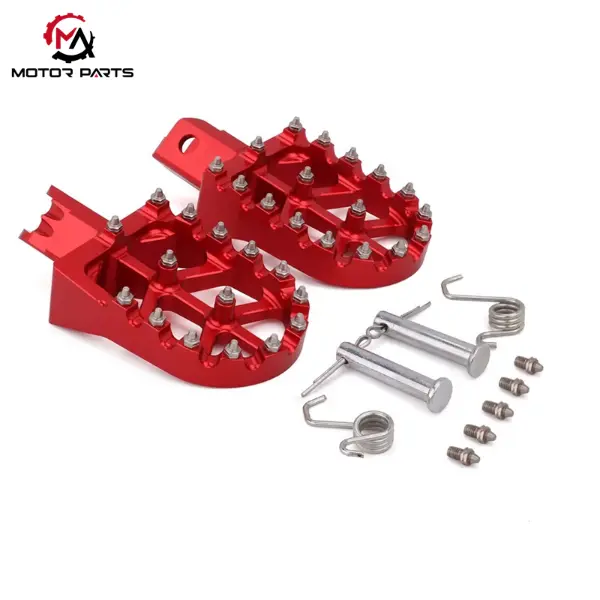 CNC ایلومینیم فٹ پیگز برائے Sur-Ron Light Be CRF150F CRF230F ڈرٹ بائیک فوٹریسٹ